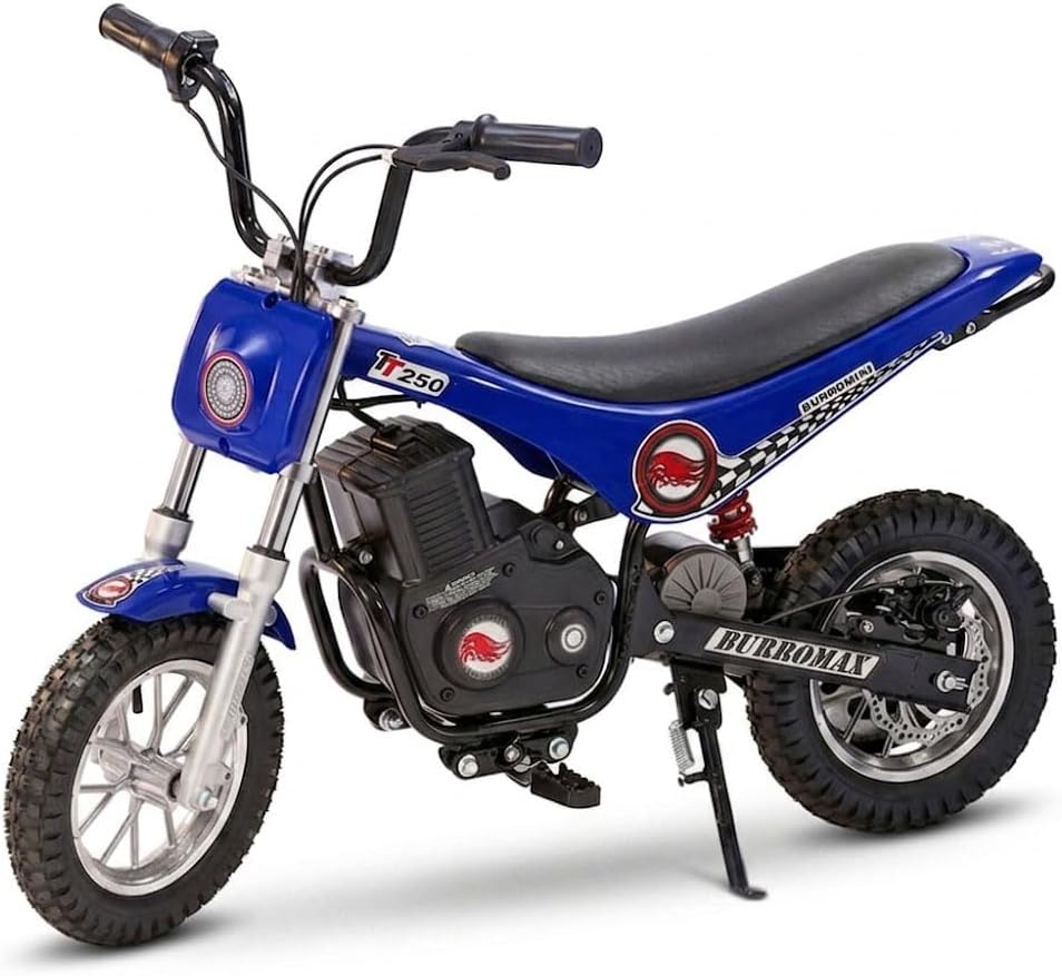 Kids Electric Dirt Bike – 250W Off-Road Mini Bike with 2-Speed Modes, Up to 14 MPH & 150 lb Rider Capacity