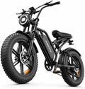 20" Fat Tire Electric Bike for Adults, 1000W Peak Motor, Up to 60-Mile Range, All-Terrain E-Bike, UL 2849 Certified