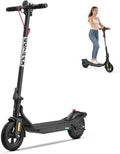 Electric Scooter for Adults, Max 12 Mile Range & 15.5Mph by 250W Motor, 8.5" Front Air & Rear Solid Tires