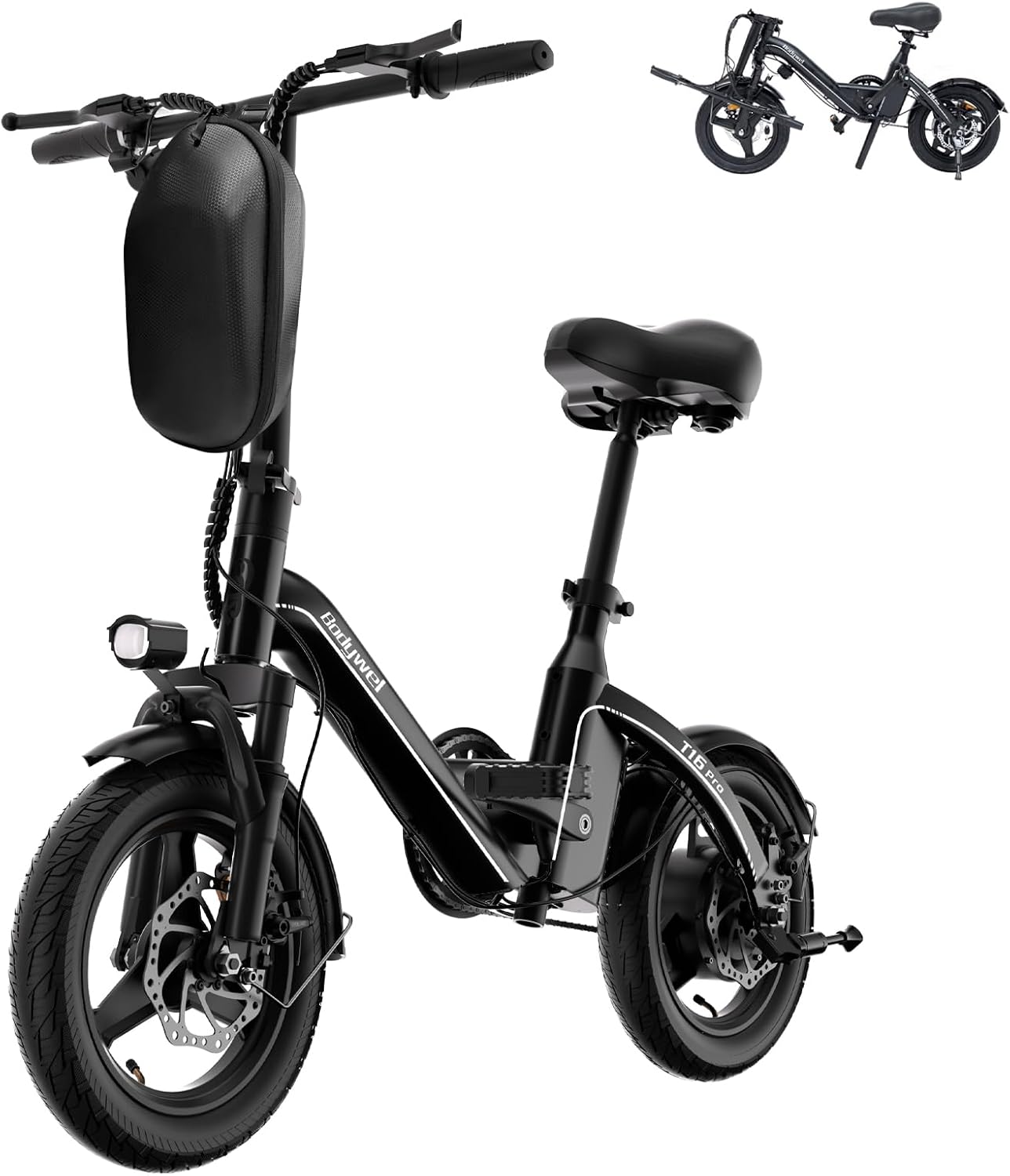 14" Foldable Electric Bike for Adults – Compact City Commuter E-Bike with Lightweight Portable Design