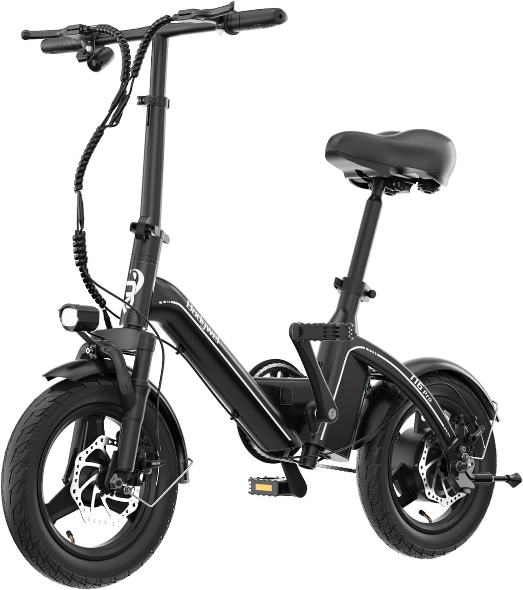 14" Foldable Electric Bike for Adults – Compact City Commuter E-Bike with Lightweight Portable Design