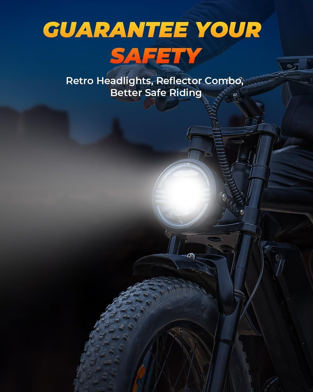 20" Fat Tire Electric Bike for Adults with Full Suspension – Up to 32 MPH, 75-Mile Range