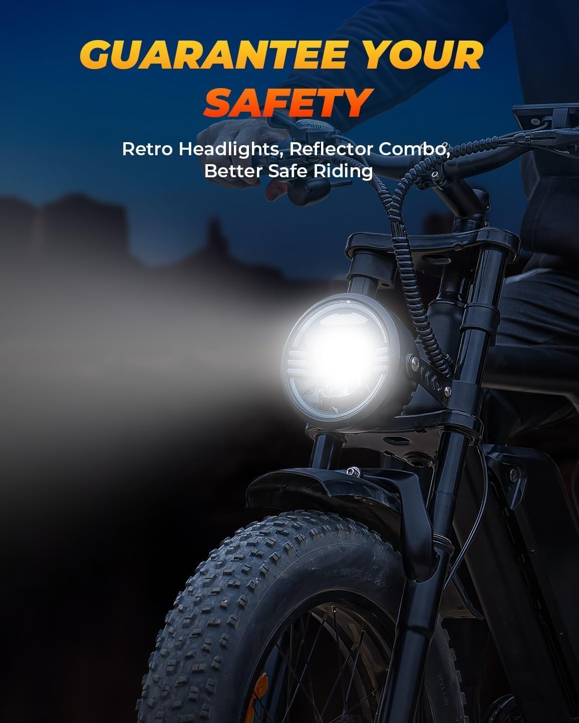 20" Fat Tire Electric Bike for Adults with Full Suspension – Up to 32 MPH, 75-Mile Range