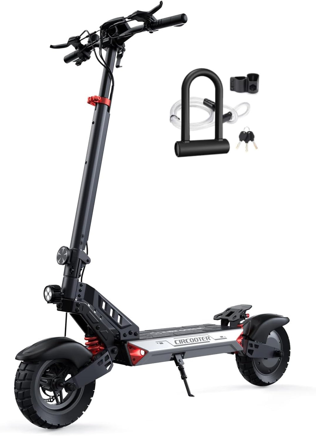 Landtubo/Pro Electric Scooter for Adults, 47/40Miles & 32/28Mph E Scooter, Dual Shock Suspension & Wobble-Free Steering