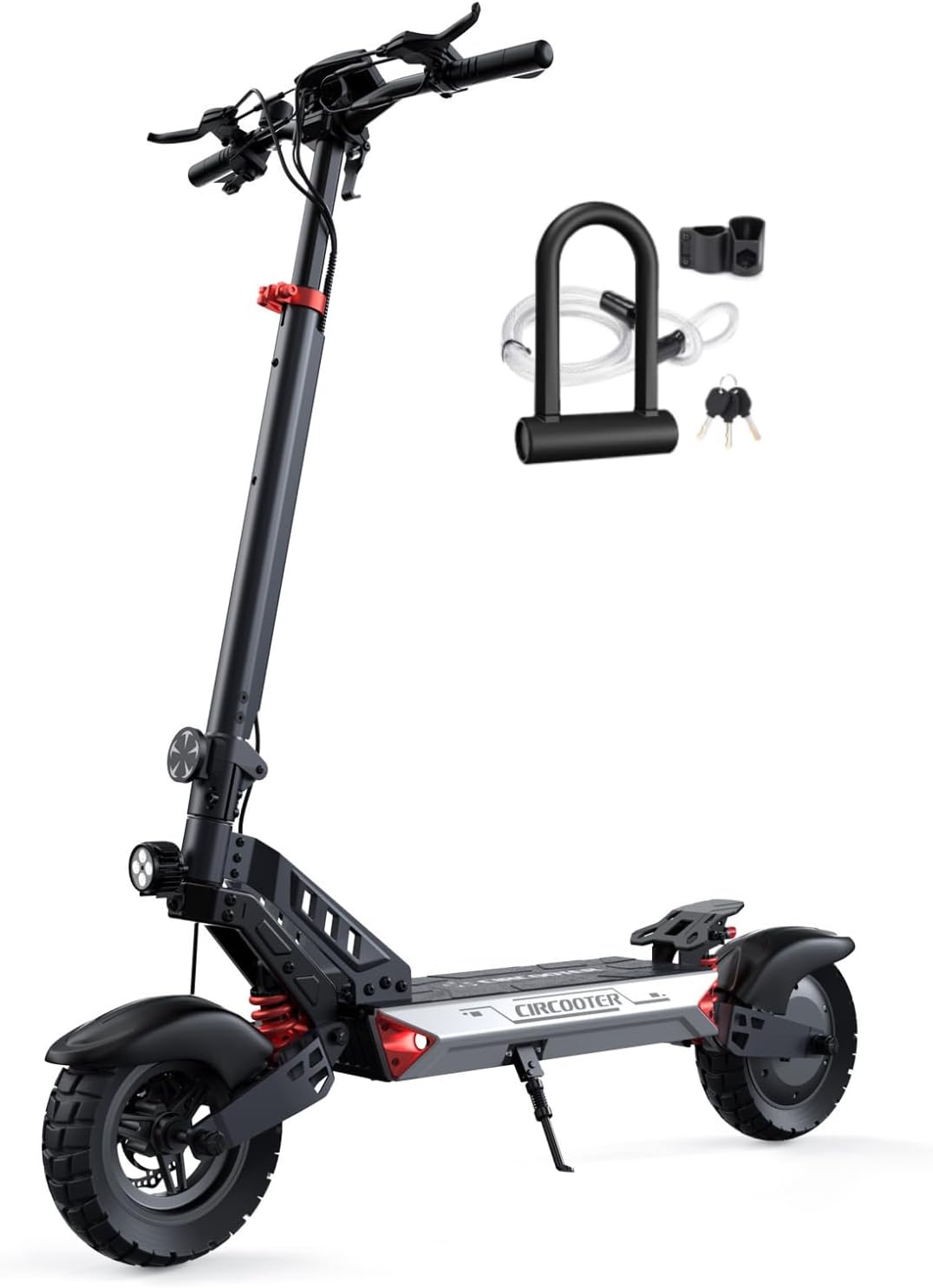 Landtubo/Pro Electric Scooter for Adults, 47/40Miles & 32/28Mph E Scooter, Dual Shock Suspension & Wobble-Free Steering