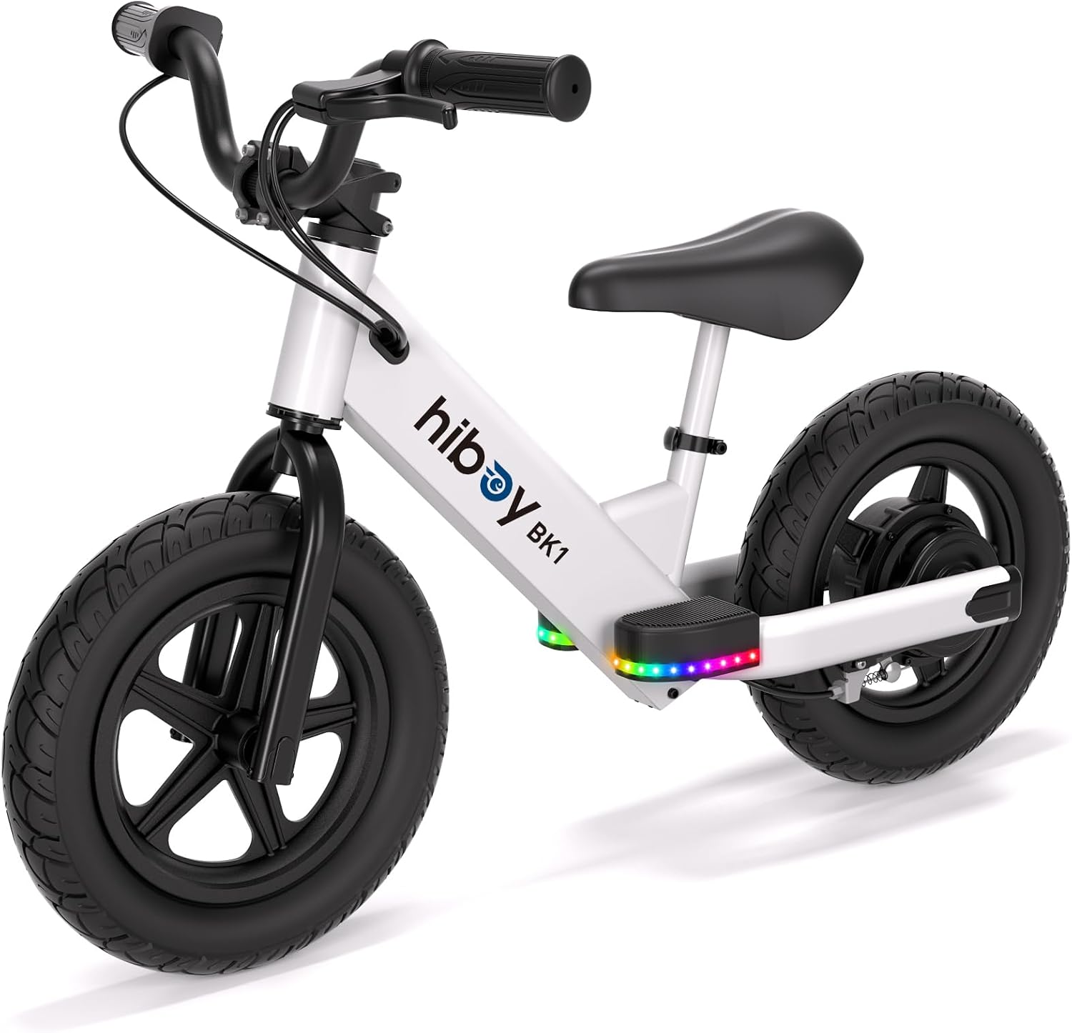 Electric Balance Bike for Kids Ages 3–5, 12-Inch Tires, Adjustable Seat, Up to 9 MPH, 4.9 Miles Range, Lightweight Electric Ride-On Bike
