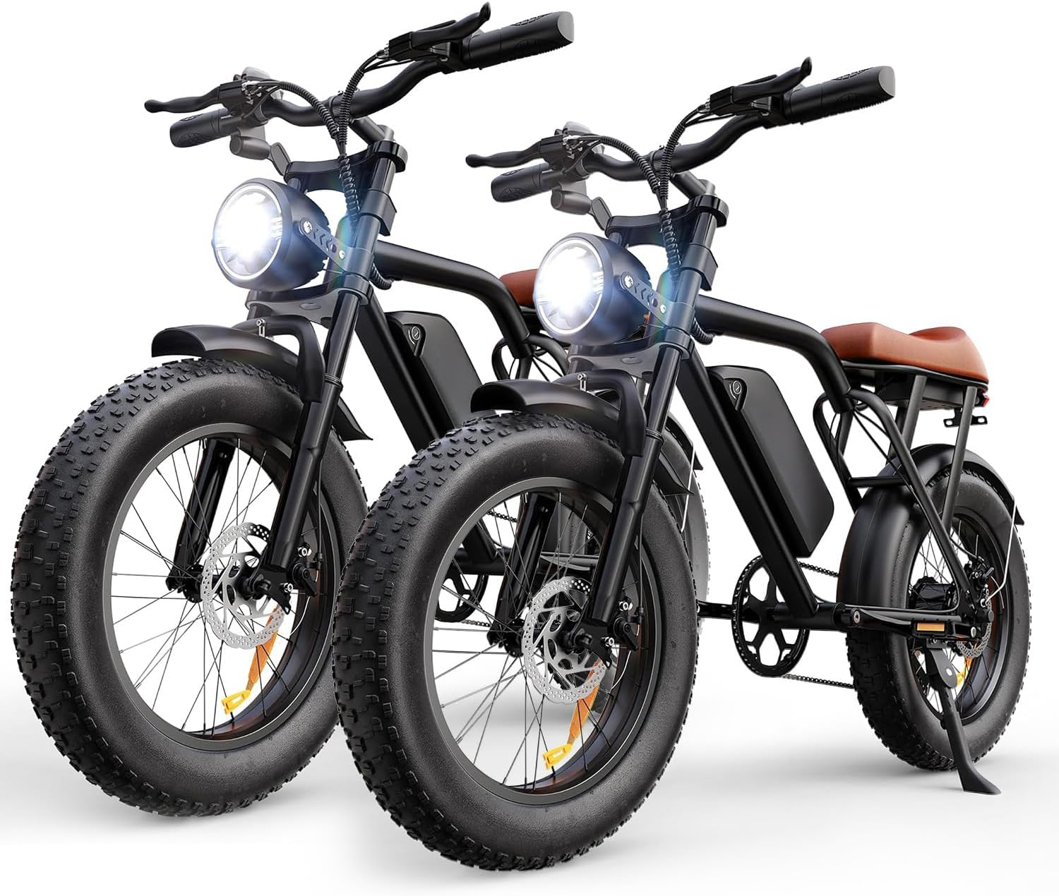 20" Fat Tire Electric Bike for Adults with Full Suspension – Up to 32 MPH, 75-Mile Range