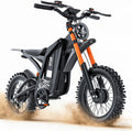 Electric Dirt Bike for Adults & Teens, 5500W Peak Motor, Up to 40 MPH, 100-Mile Range, Full Suspension, Hydraulic Brakes