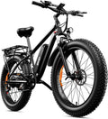 26" Fat Tire Electric Bike for Adults, 1500W Peak Motor, Up to 28 MPH, 7-Speed Electric Mountain E-Bike
