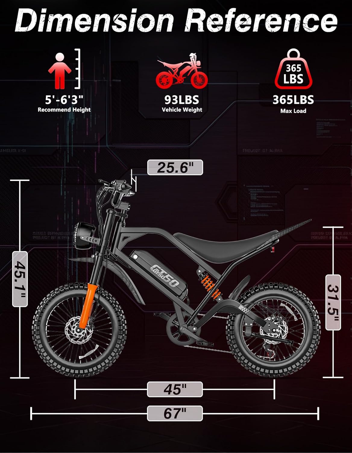 Electric Off-Road Bike for Adults, Full Suspension All-Terrain E-Bike, Hydraulic Brakes, Multi-Speed Drivetrain