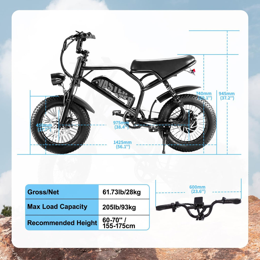 16-Inch Fat Tire Electric Bike for Adults, Compact All-Terrain E-Bike, Removable Power System, Urban & Outdoor Commuter Bicycle