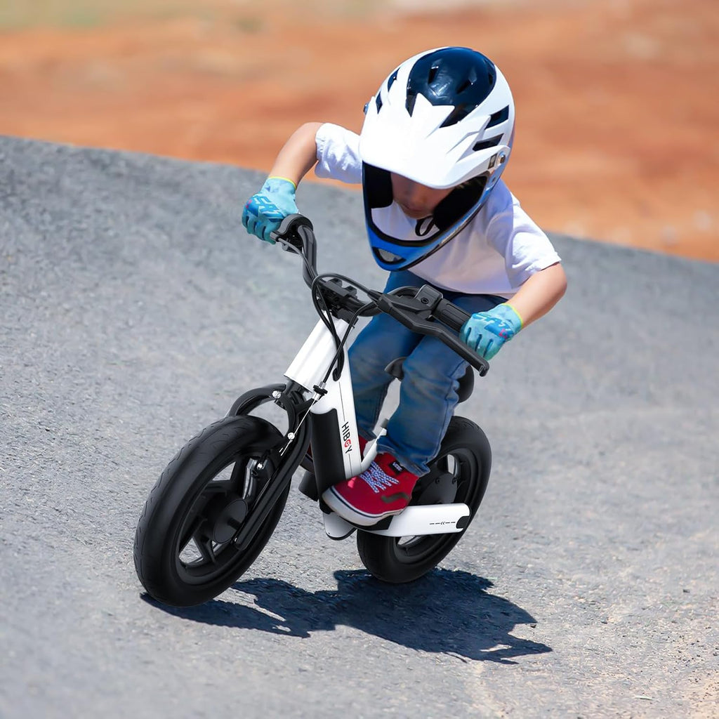 Electric Balance Bike for Kids (Ages 3–5) – 12" Training E-Bike with Adjustable Seat