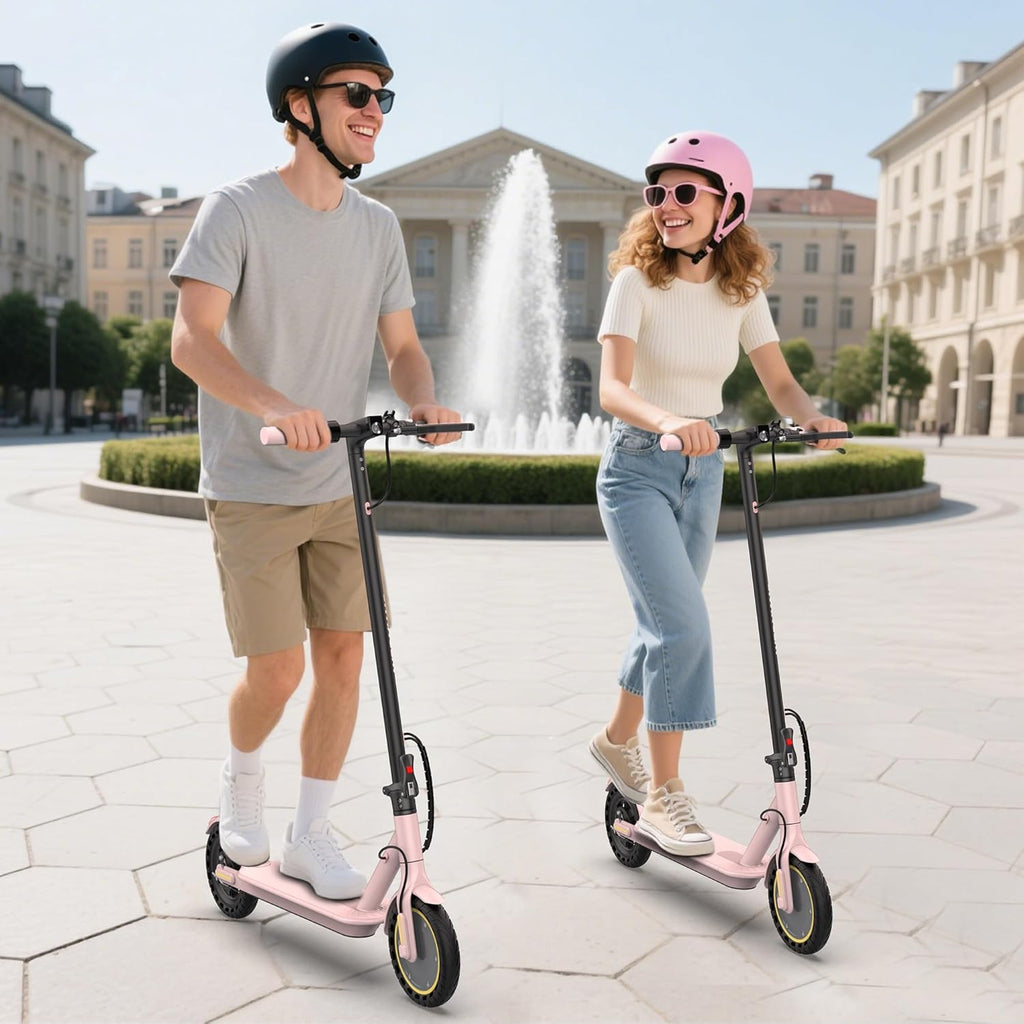 Electric Scooter, 500W/350W/800W/1000W Motor & 10"/8.5" Solid Tires, Up to 22/19 MPH & 28/25/15 Miles Range
