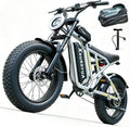1500W Peak Electric Dirt Bike for Adults – 33 MPH Fat Tire E-Bike with Dual Suspension, Up to 70 Miles Range
