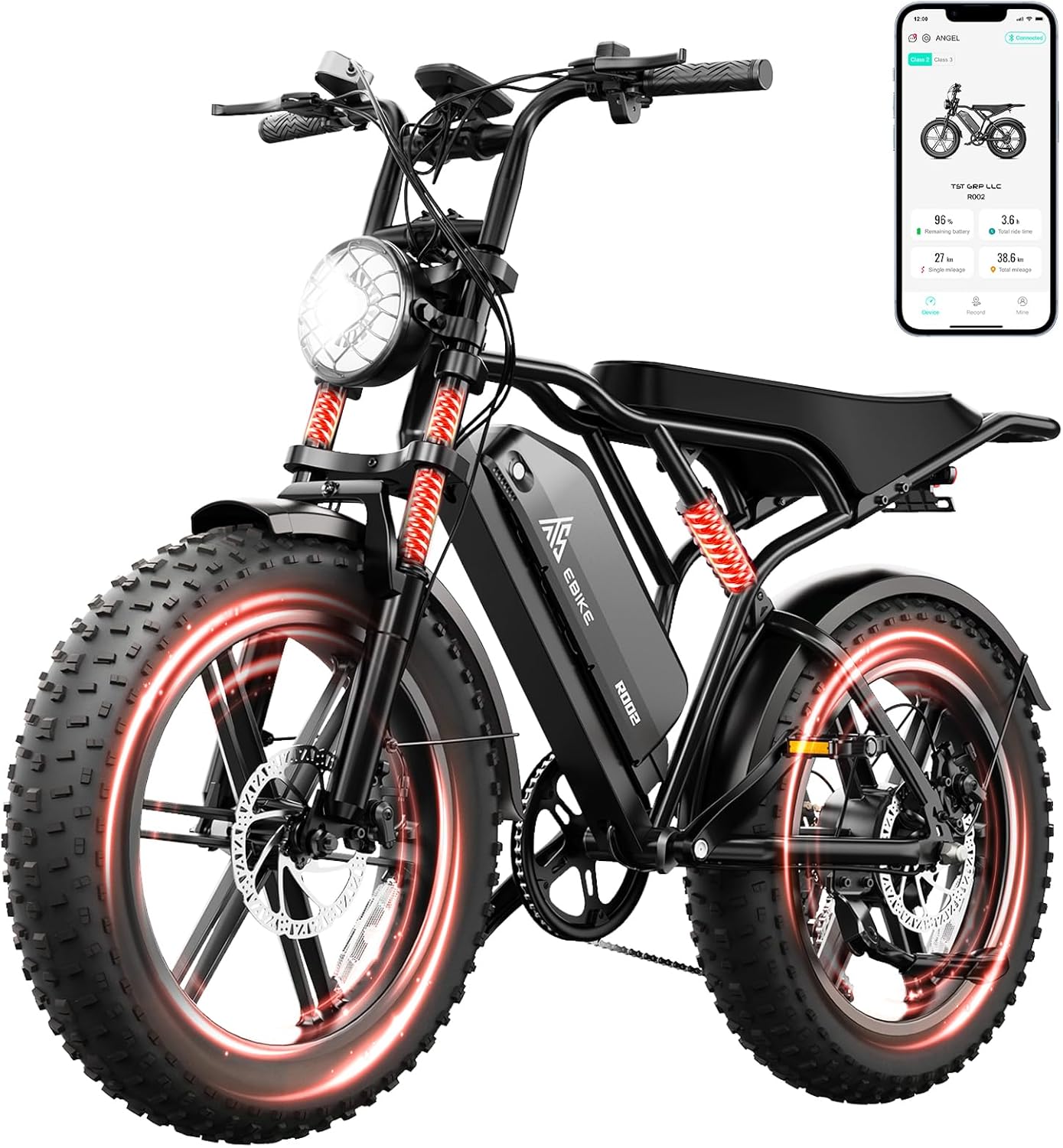 1500W Peak Fat Tire Electric Bike for Adults – 20-Inch All-Terrain E-Bike with Long Range, Off-Road Ready & UL 2849 Tested