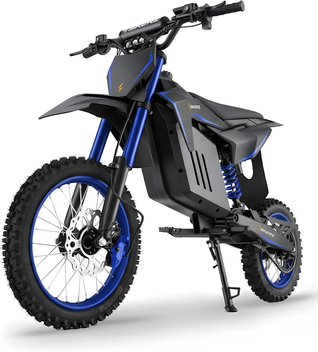 3200W Electric Dirt Bike for Adults & Teens – 37 MPH Off-Road E-Bike with Fat Tires, Dual Suspension & Hydraulic Brakes