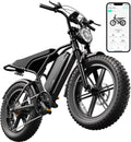 20" Fat Tire Electric Bike for Adults – All-Terrain Off-Road E-Bike with Powerful Motor and Long-Range Performance