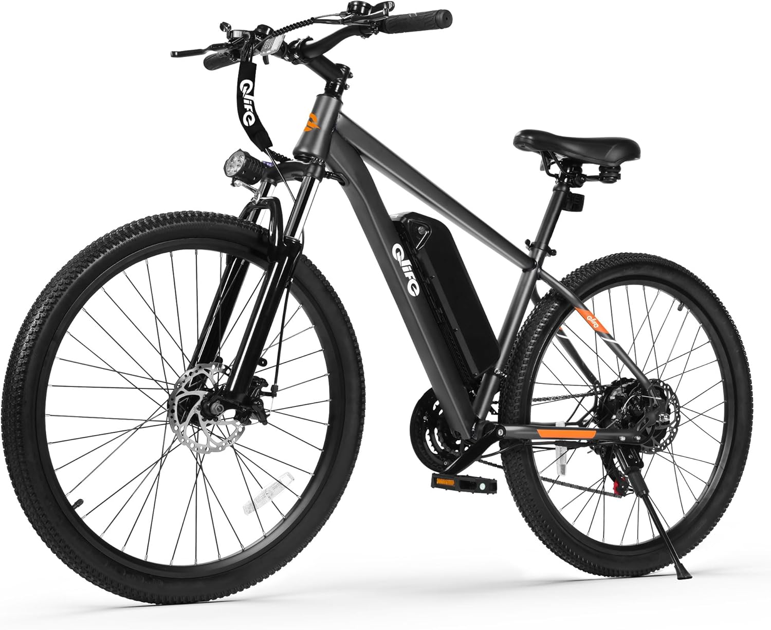 26" Electric Mountain Bike for Adults, 1000W Peak Motor, 21-Speed Lightweight E-Bike, Up to 40-Mile Range