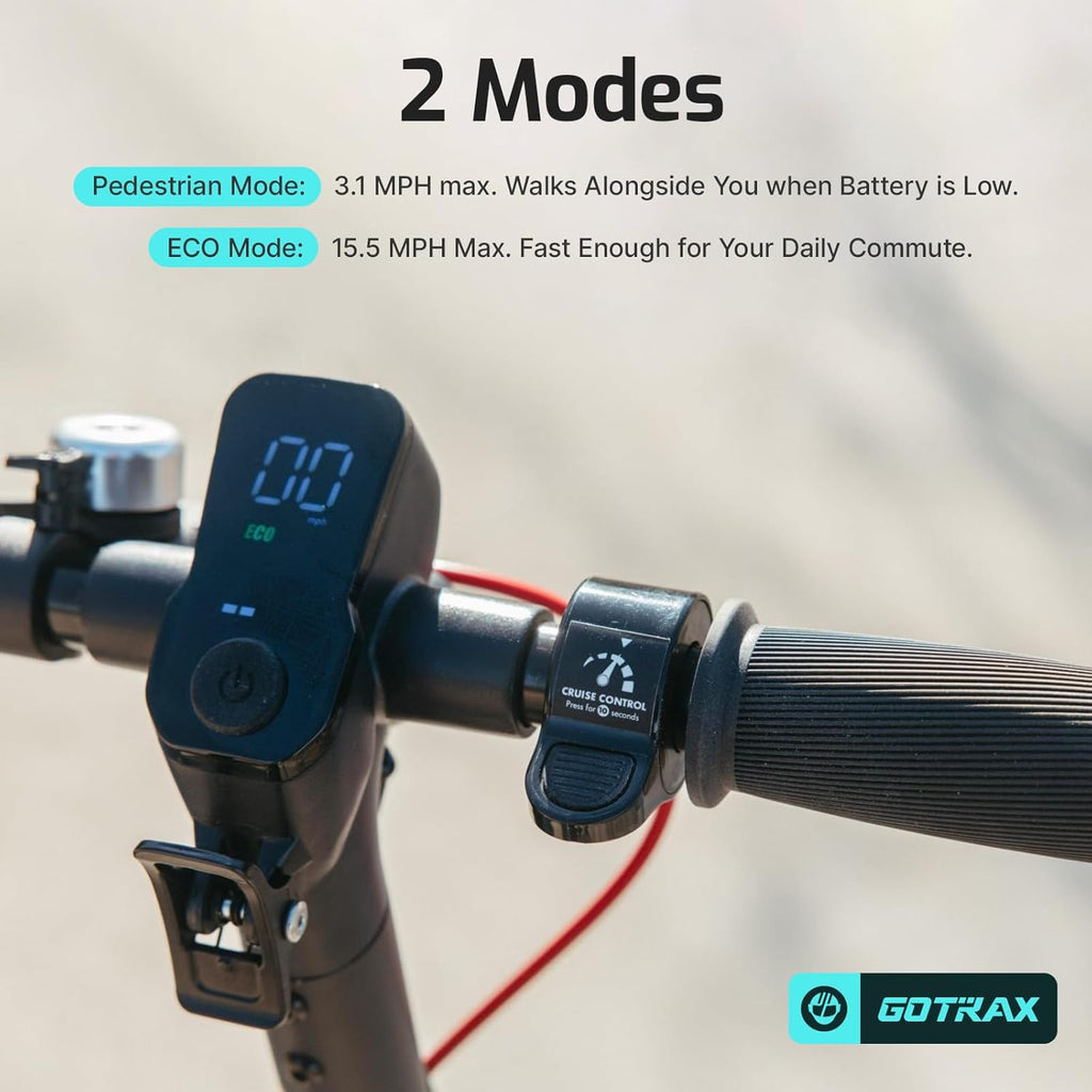 Electric Scooter for Adults, Max 12 Mile Range & 15.5Mph by 250W Motor, 8.5" Front Air & Rear Solid Tires