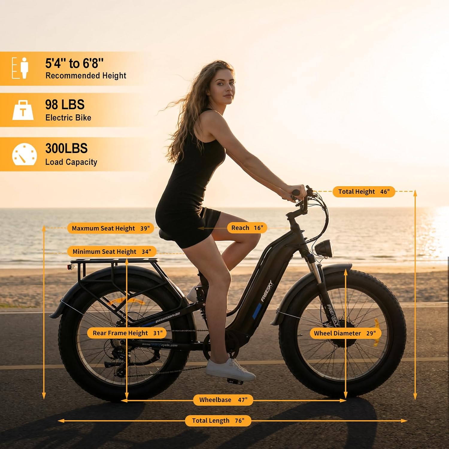 Dual Motor Electric Mountain Bike for Adults, 3500W Peak Power, Full Suspension, 26" Fat Tire Long-Range E-Bike