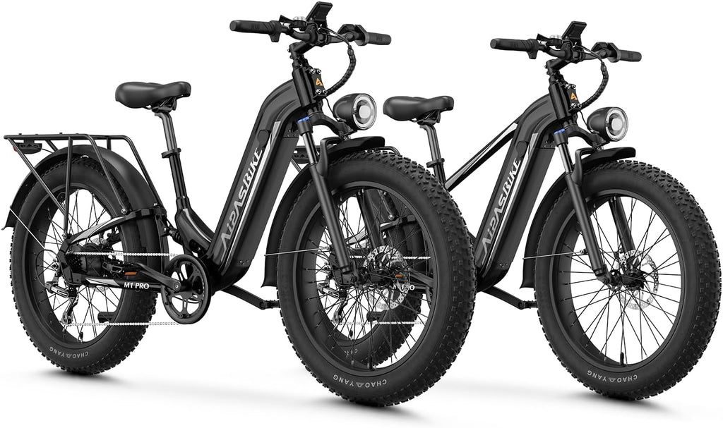 26" Fat Tire Electric Mountain Bike for Adults, 1800W Peak Motor, Up to 85-Mile Range, Hydraulic Disc Brakes & Air Suspension