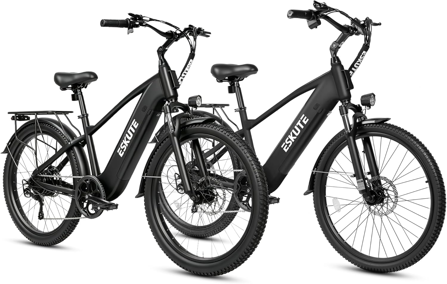 Adult Electric Bike with Removable Power System – 26" Tire E-Bike with Adjustable Stem & 7-Speed Drivetrain