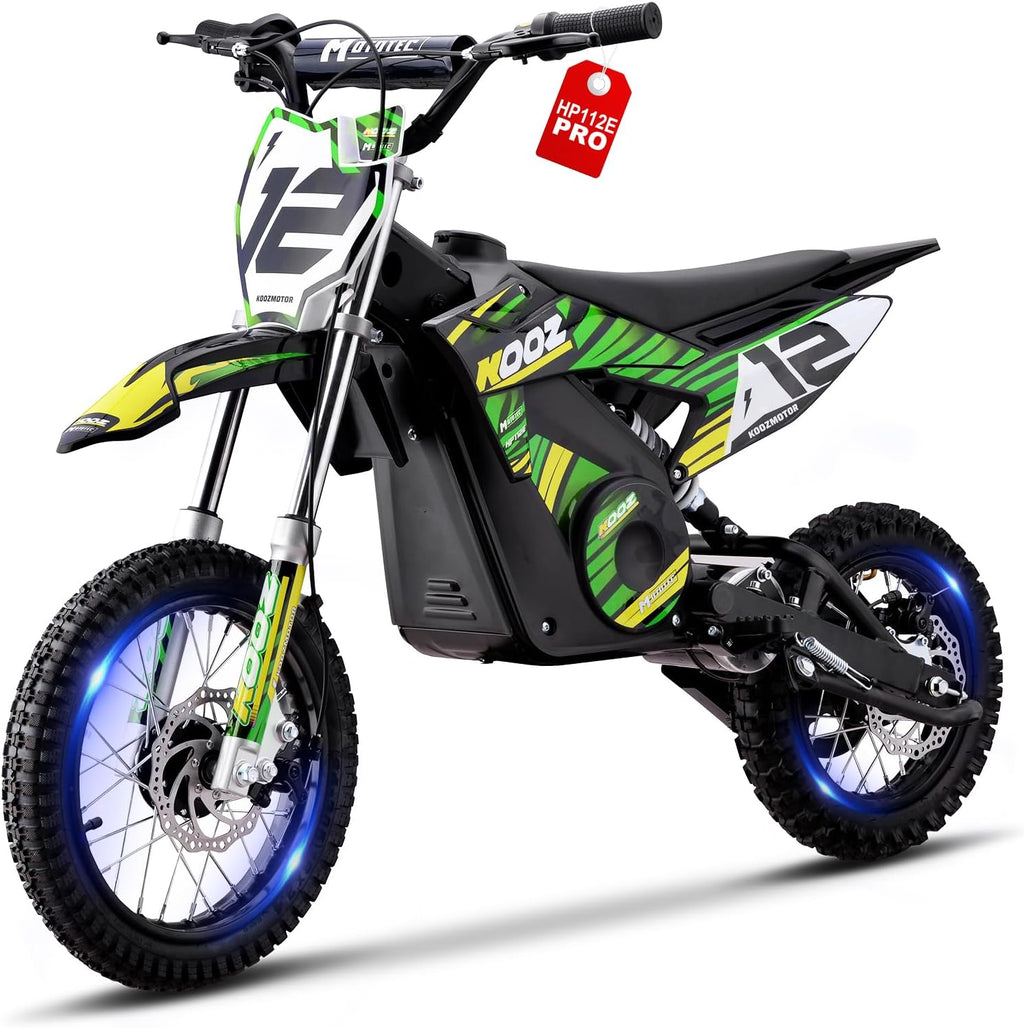 1000W Electric Dirt Bike for Kids & Teens, Up to 20.6 MPH, 19 Miles Range, 3-Speed Modes, Dual Suspension, Disc Brakes, 16" Off-Road Tires