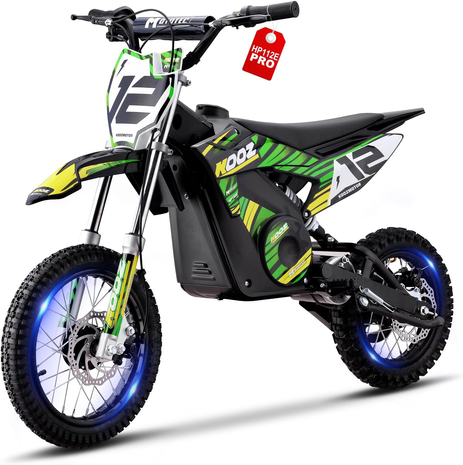 1000W Electric Dirt Bike for Kids & Teens, Up to 20.6 MPH, 19 Miles Range, 3-Speed Modes, Dual Suspension, Disc Brakes, 16" Off-Road Tires