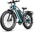 2000W Peak Electric Mountain Bike for Adults – 26" Fat Tire E-Bike, 28+ MPH Top Speed, Rear Rack & Cruise Control