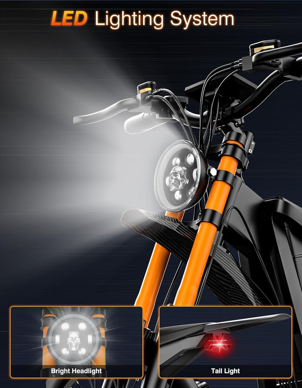 Electric Dirt Bike for Adults & Teens, 5500W Peak Motor, Up to 40 MPH, 100-Mile Range, Full Suspension, Hydraulic Brakes