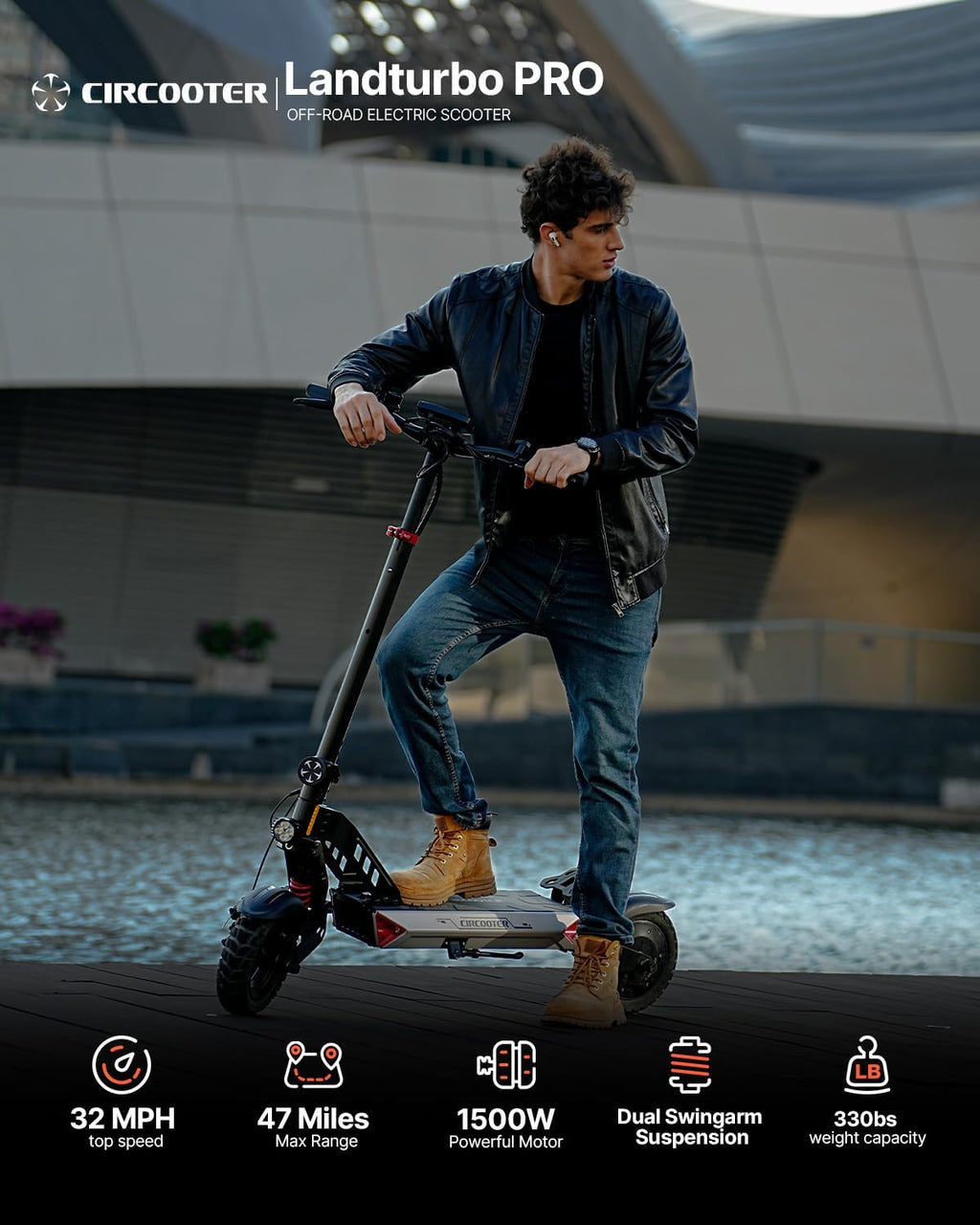 Electric Scooter for Adults, 47/40Miles & 32/28Mph E Scooter, Dual Shock Suspension & Wobble-Free Steering