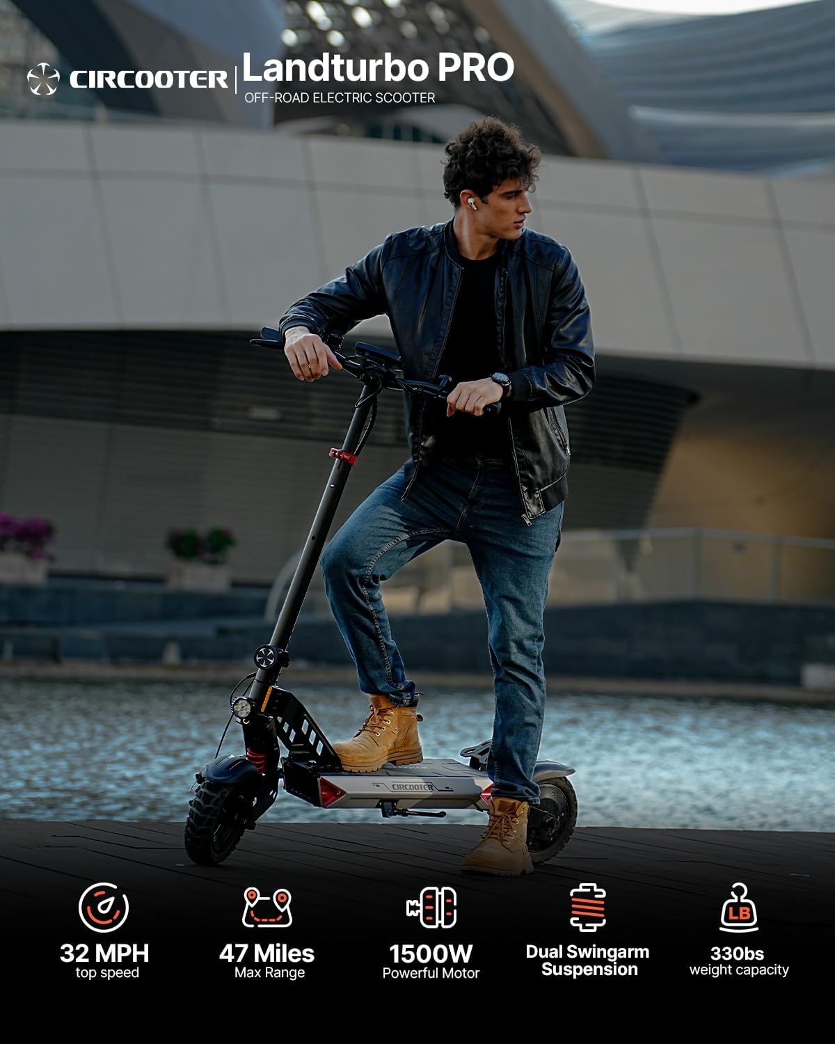 Electric Scooter for Adults, 47/40Miles & 32/28Mph E Scooter, Dual Shock Suspension & Wobble-Free Steering