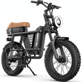 20-Inch Fat Tire Electric Bike for Adults, All-Terrain E-Bike with Advanced Suspension, Removable Power System, UL Certifiedv