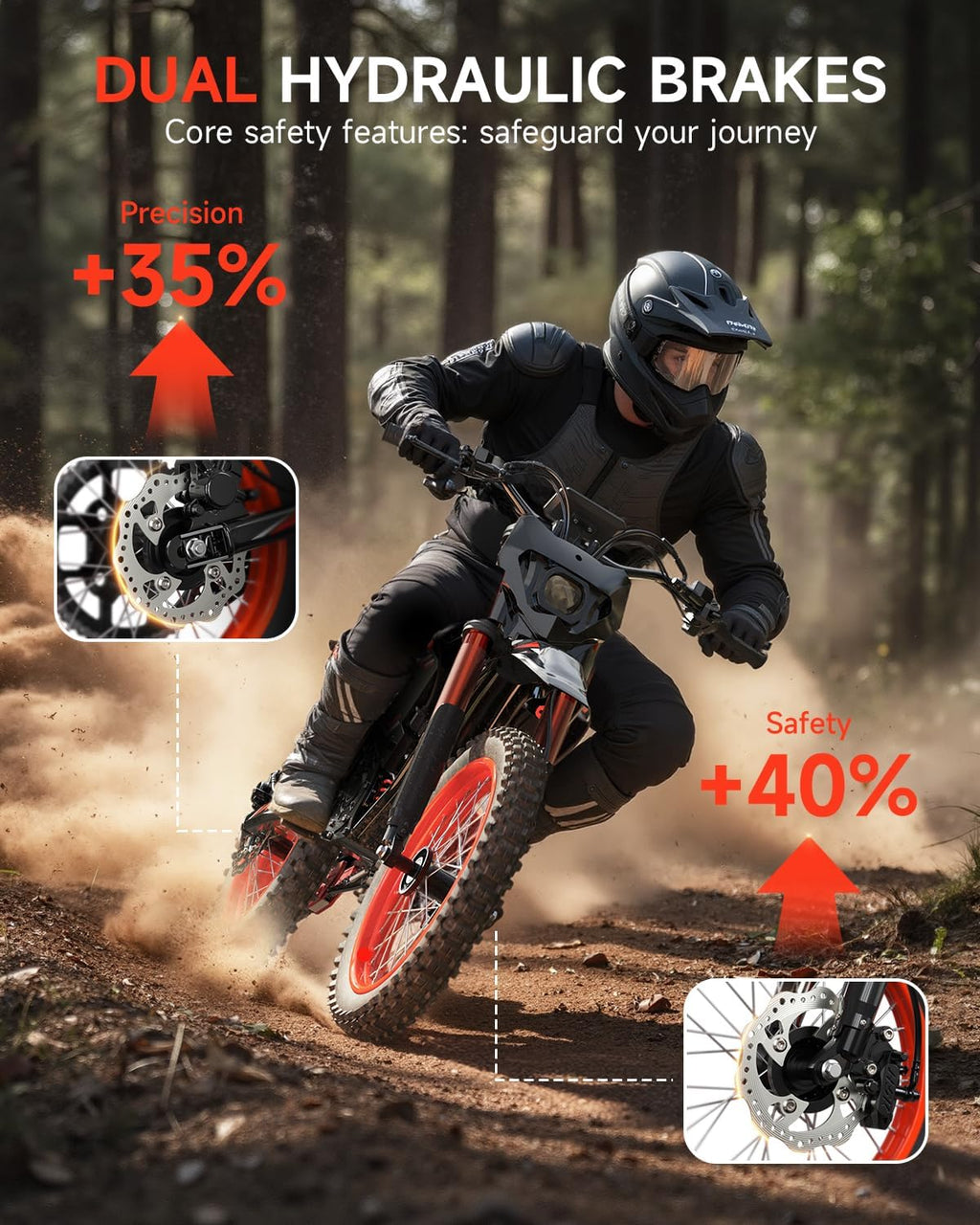 Electric Dirt Bike for Adults & Teens – High-Performance Off-Road E-Motorcycle with Long-Range Capability