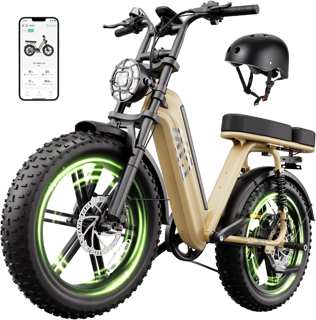 1500W Peak Fat Tire Electric Bike for Adults – 20-Inch All-Terrain E-Bike with Long Range, Off-Road Ready & UL 2849 Tested