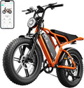 Adult 20" Fat Tire All-Terrain Electric Bike – High-Power Off-Road E-Bike with Long-Range Performance