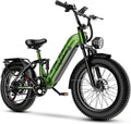 1500W Fat Tire Electric Bike for Adults – 20" All-Terrain E-Bike with Removable 48V Battery, Up to 80 Miles Range
