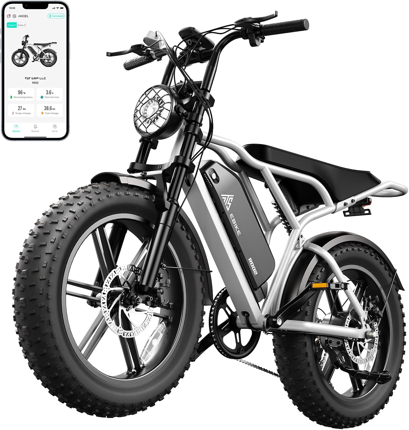20-Inch Fat Tire Electric Bike for Adults – All-Terrain Off-Road E-Bike with Powerful Motor & Extended Range