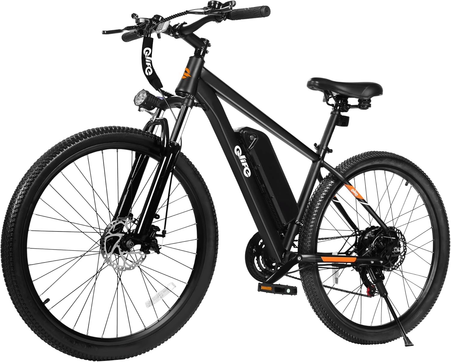26" Electric Mountain Bike for Adults, 1000W Peak Motor, 21-Speed Lightweight E-Bike, Up to 40-Mile Range