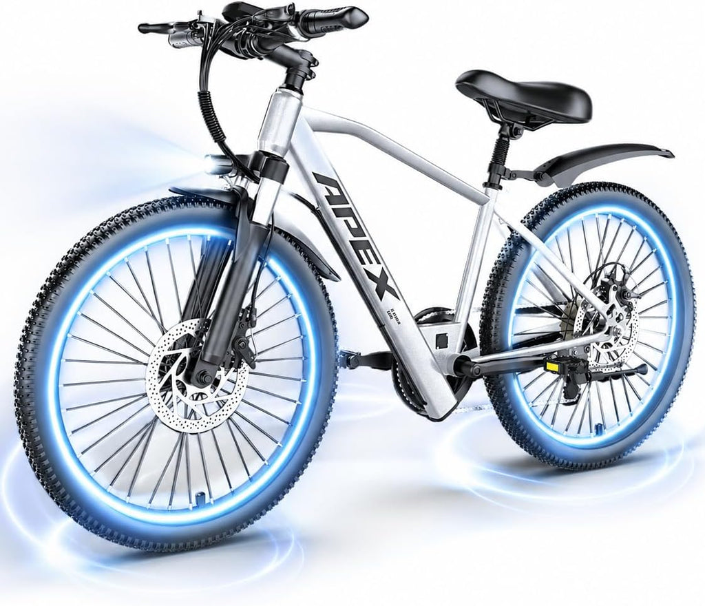 1200W Peak Electric Mountain Bike for Adults & Teens – 26" E-Bike, 25 MPH Top Speed, UL Certified, Waterproof Design