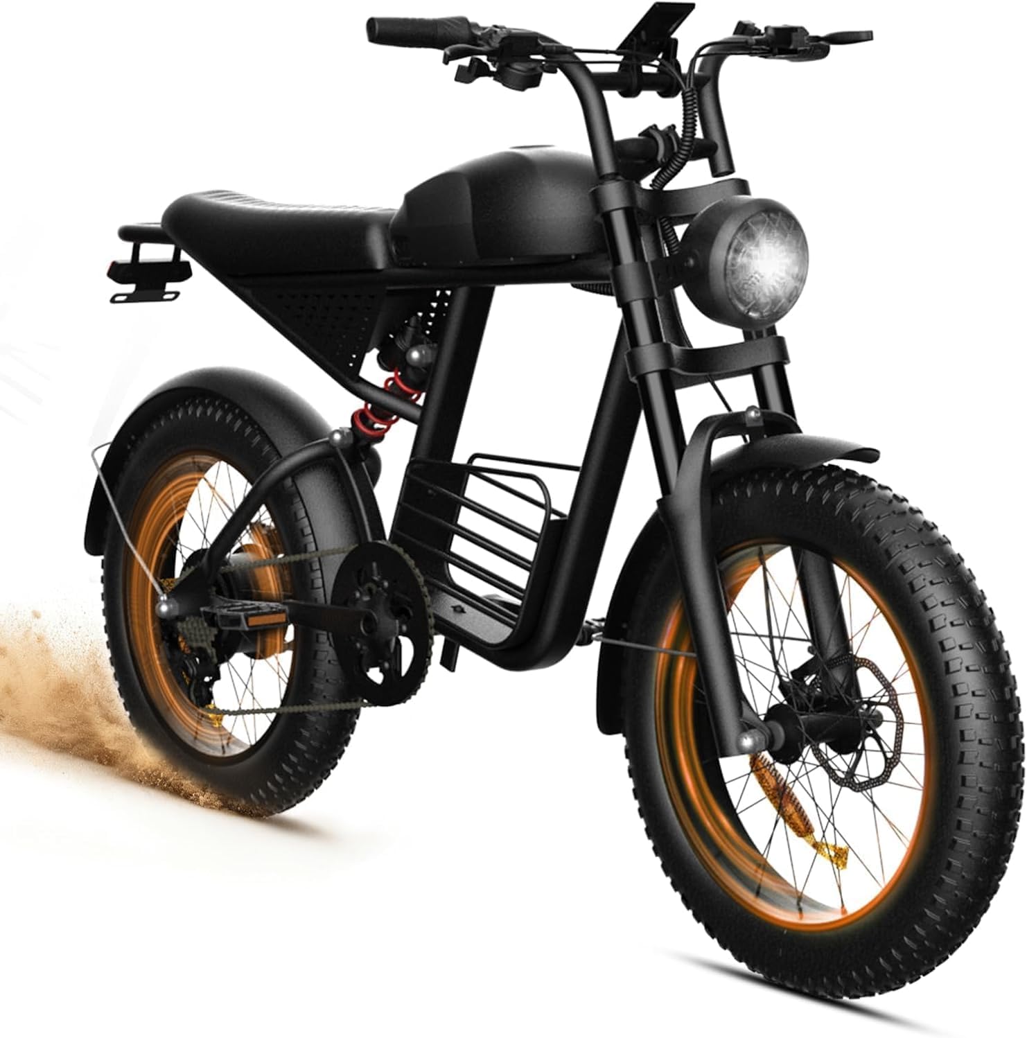 20-Inch Fat Tire Electric Bike for Adults – High-Performance All-Terrain E-Bike with Long-Range Capability