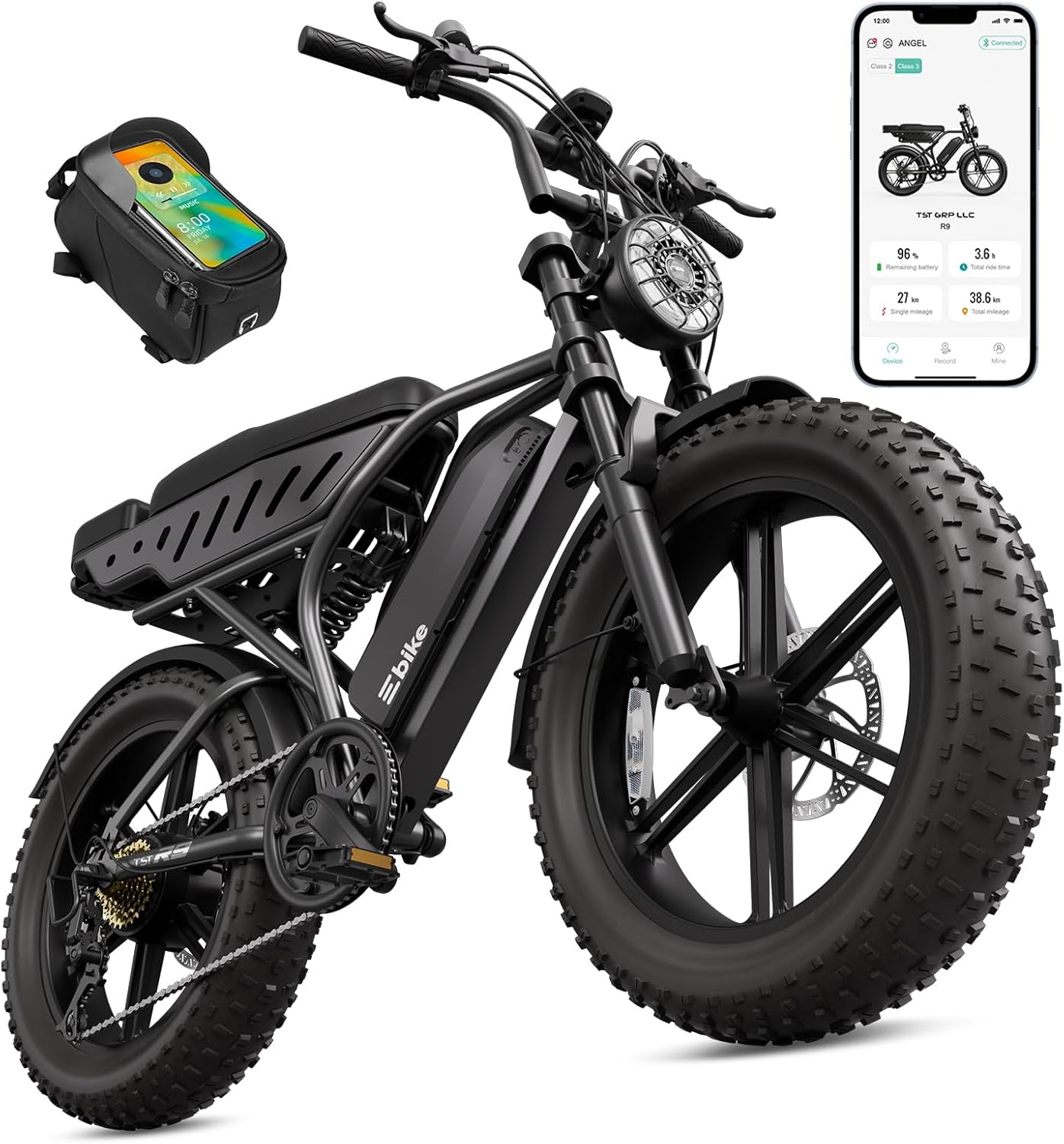 20" Fat Tire All-Terrain Electric Bike for Adults – Powerful Motor, Long-Range Ride & Off-Road Design