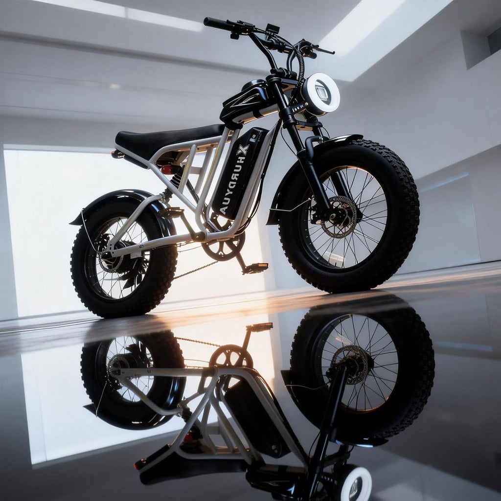 1500W Peak Electric Dirt Bike for Adults – 33 MPH Fat Tire E-Bike with Dual Suspension, Up to 70 Miles Range