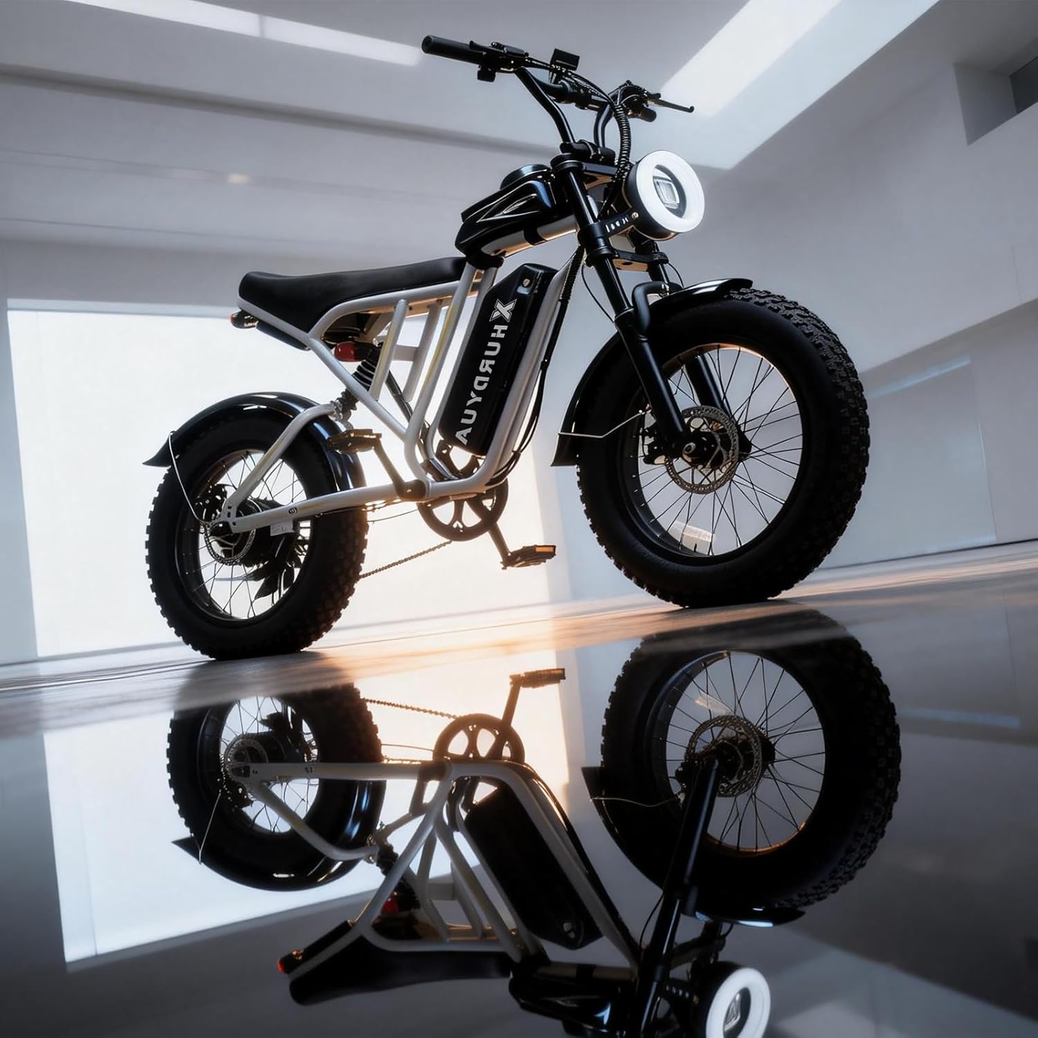 1500W Peak Electric Dirt Bike for Adults – 33 MPH Fat Tire E-Bike with Dual Suspension, Up to 70 Miles Range