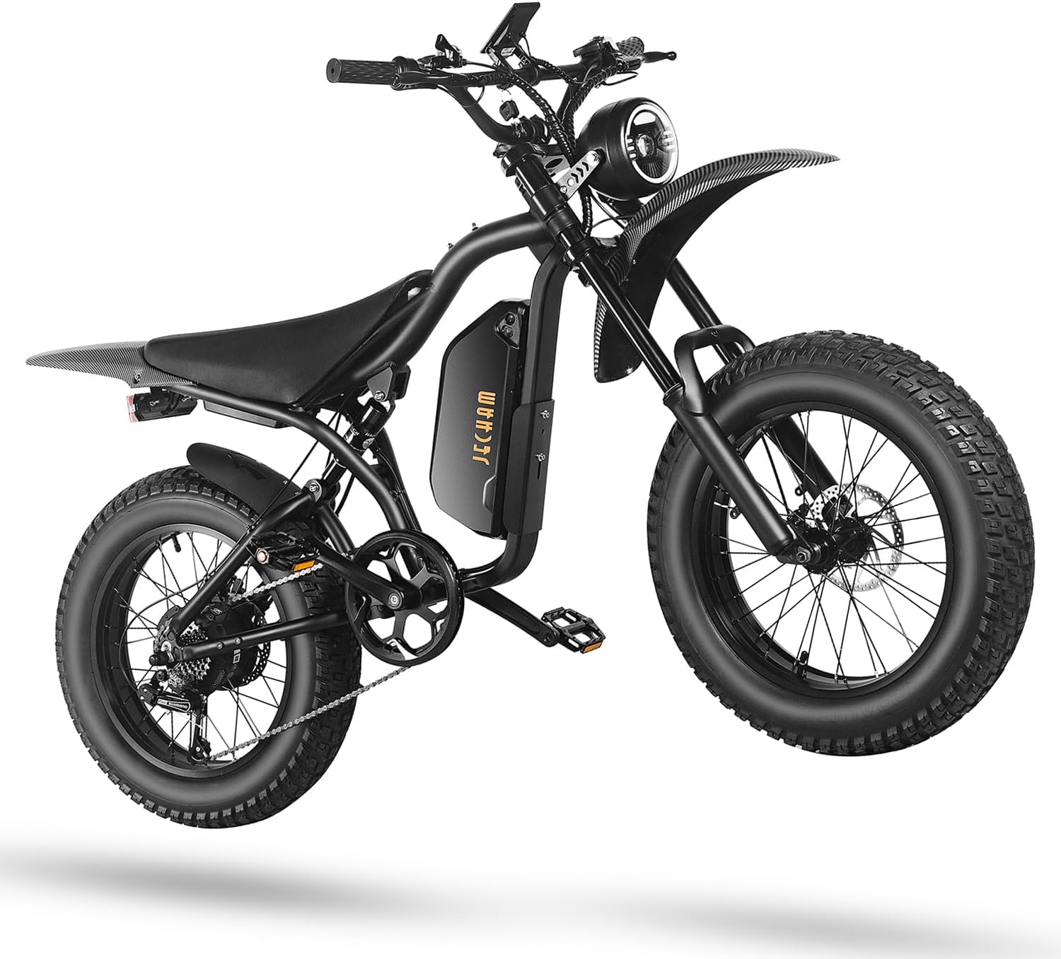 4700W Peak Electric Dirt Bike for Adults & Teens – 50 MPH Off-Road E-Bike, Up to 130 Miles Range, Dual Suspension