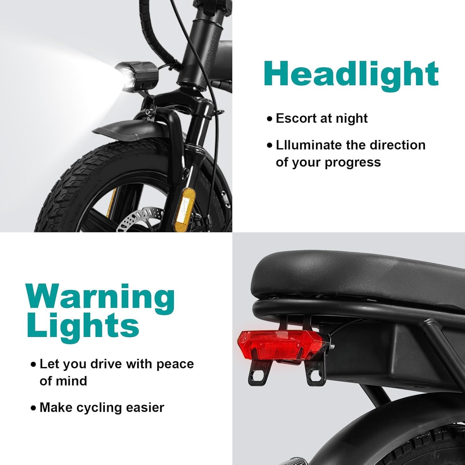 1200W Peak Electric Bike for Adults – Commuter E-Bike with Dual Disc Brakes, Up to 28 MPH Speed & 32-Mile Range