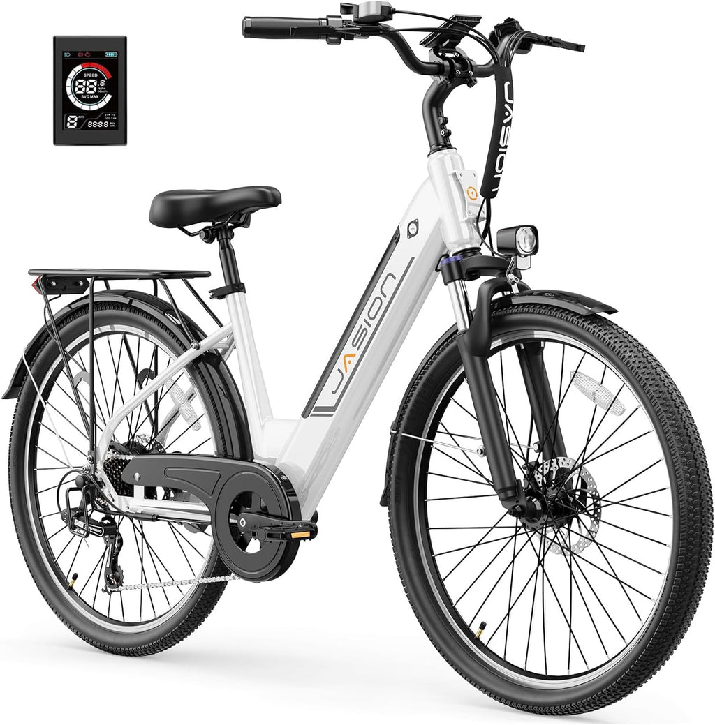 26" Electric Commuter Bike for Adults – 1200W Motor, 28 MPH Top Speed, 40–62 Mile Range