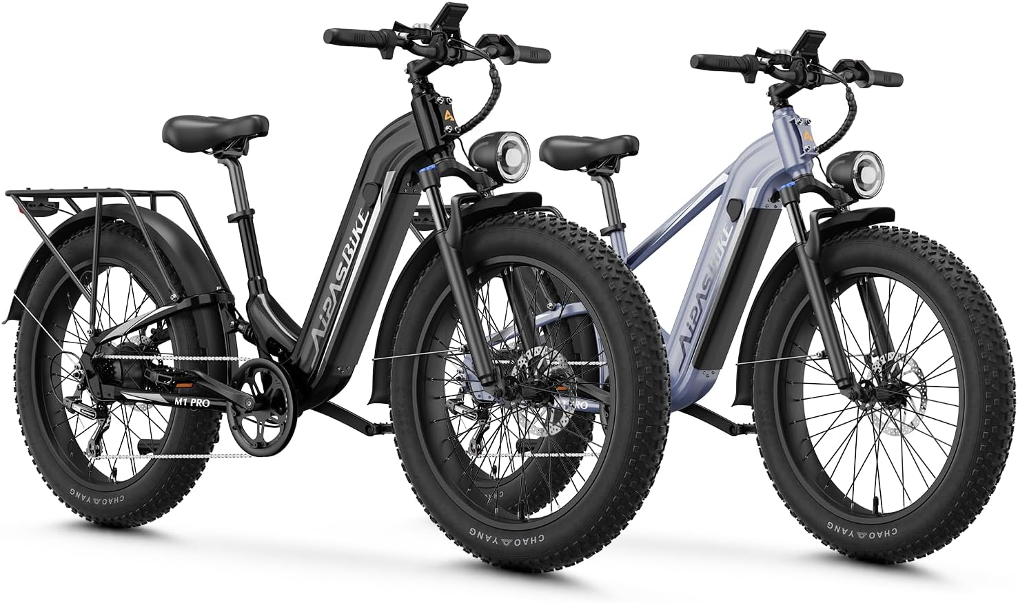 26" Fat Tire Electric Mountain Bike for Adults, 1800W Peak Motor, Up to 85-Mile Range, Hydraulic Disc Brakes & Air Suspension