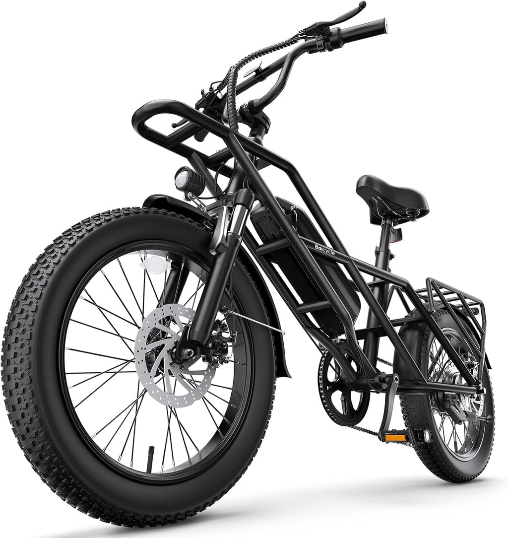 1800W Peak Electric Bike for Adults – 20" Fat Tire Step-Through E-Bike, Up to 90 Miles Range, 28 MPH, 7-Speed