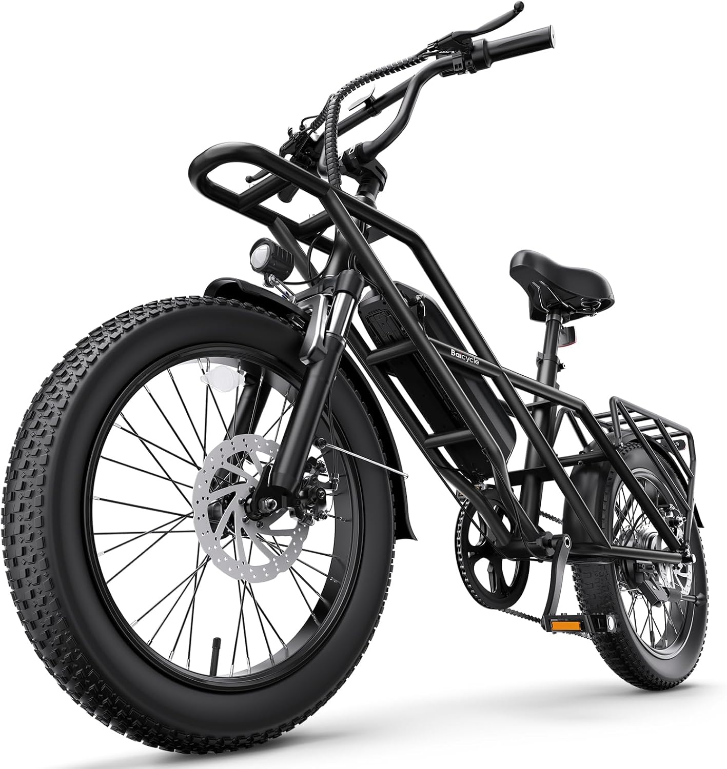 1800W Peak Electric Bike for Adults – 20" Fat Tire Step-Through E-Bike, Up to 90 Miles Range, 28 MPH, 7-Speed